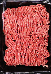 Image showing Raw ground meat