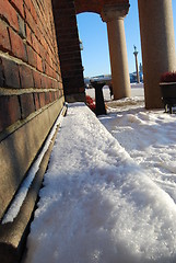 Image showing Stockholm City Hall in winter