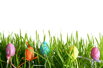 Image showing Colorful Easter eggs