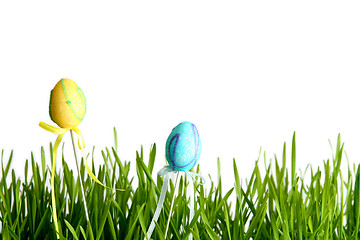 Image showing Colorful Easter eggs