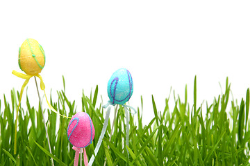 Image showing Colorful Easter eggs