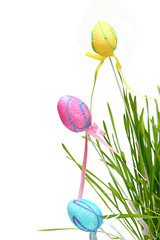 Image showing Colorful Easter eggs