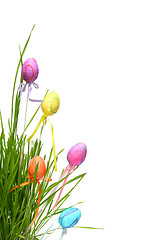 Image showing Colorful Easter eggs