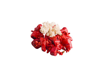 Image showing red coral beads and coral