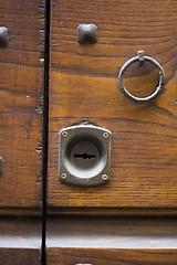 Image showing Keyhole of old doorlock 7