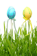 Image showing Colorful Easter eggs