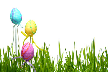 Image showing Colorful Easter eggs