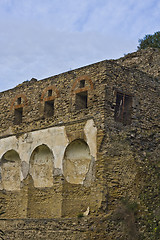 Image showing landscape of pompeii ruins