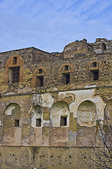 Image showing landscape of pompeii ruins