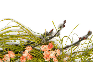 Image showing Easter floral arrangement 