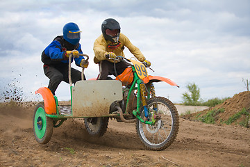 Image showing moto cross rider