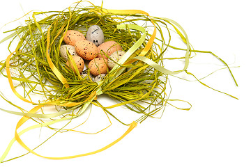 Image showing Easter floral arrangement 