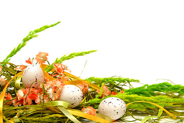 Image showing Easter floral arrangement 