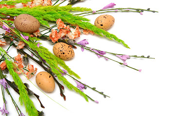 Image showing Easter floral arrangement 