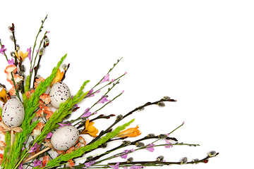 Image showing Easter floral arrangement 