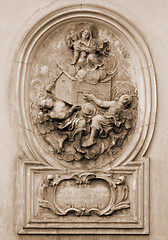 Image showing Bas-relief in Cluj Napoca, Romania, Eastern Europe