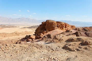 Image showing Rocky desert landscape