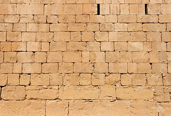 Image showing Ancient stone wall texture