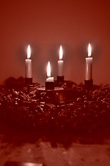 Image showing 4 candles