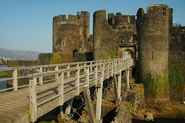 Image showing caerphilly castle