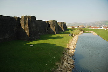 Image showing caerphilly castle