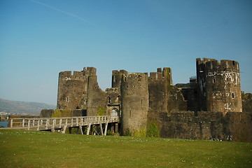 Image showing caerphilly castle