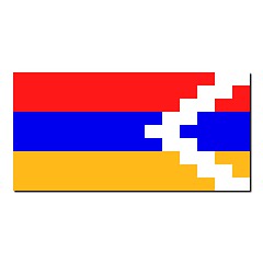 Image showing The national flag of Nagorno Karabakh