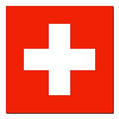 Image showing The national flag of Switzerland