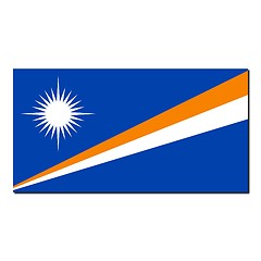 Image showing The national flag of Marshall Islands