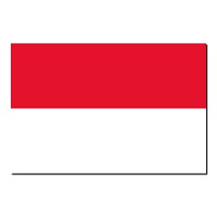 Image showing The national flag of Indonesia