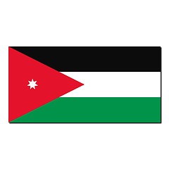 Image showing The national flag of Jordan