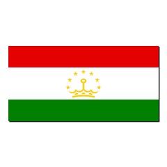 Image showing The national flag of Tajikistan