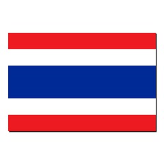Image showing The national flag of Thailand