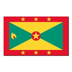 Image showing The national flag of Grenada