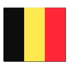 Image showing The national flag of Belgium