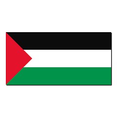 Image showing The national flag of Palestine