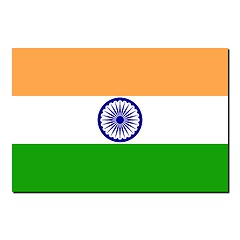 Image showing The national flag of India