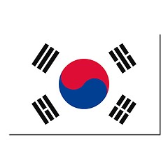 Image showing The national flag of South Korea