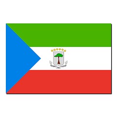 Image showing The national flag of Equatorial Guinea