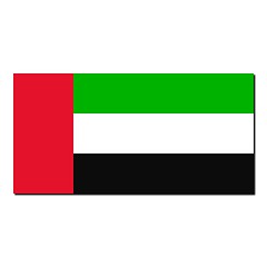 Image showing The national flag of United Arab Emirates