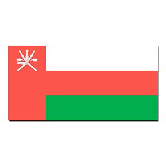 Image showing The national flag of Oman