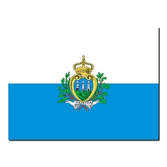 Image showing The national flag of San Marino