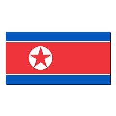 Image showing The national flag of North Korea