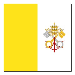 Image showing The national flag of Vatican City