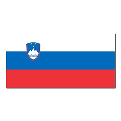 Image showing The national flag of Slovenia