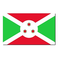 Image showing The national flag of Burundi