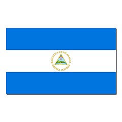 Image showing The national flag of Nicaragua