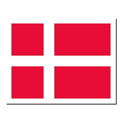 Image showing The national flag of Denmark