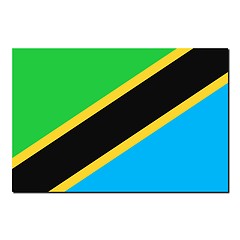 Image showing The national flag of Tanzania