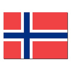 Image showing The national flag of Norway